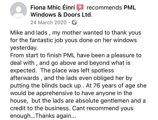 Fiona Mhic Einri Testimonial